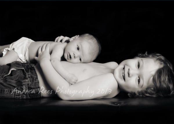 Big brother L and baby G siblings